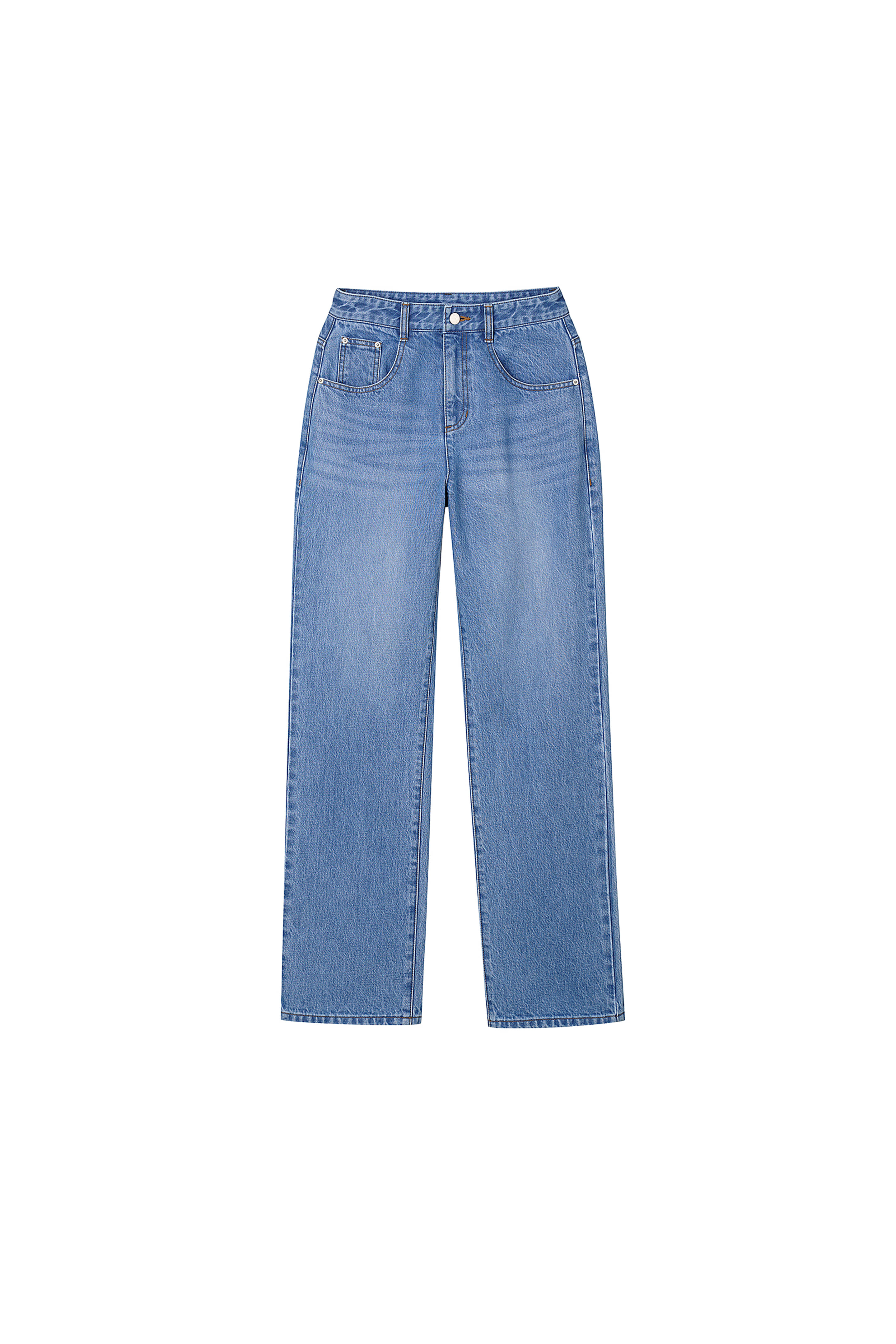 2nd) Jeans Wide Straight fit Blue (배우 경수진님 착용)