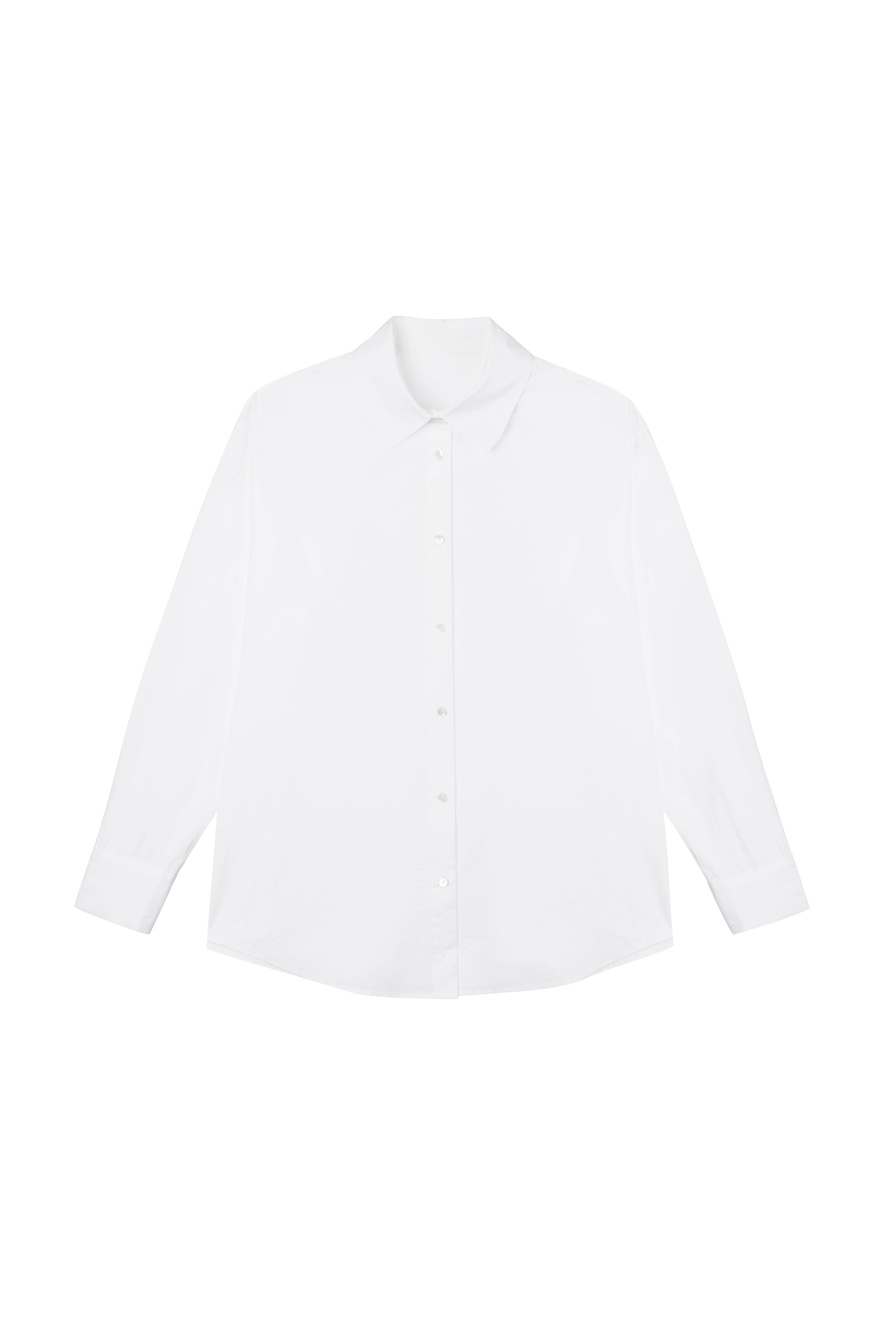 2nd) Basic Shirts 80&#039; Washed White