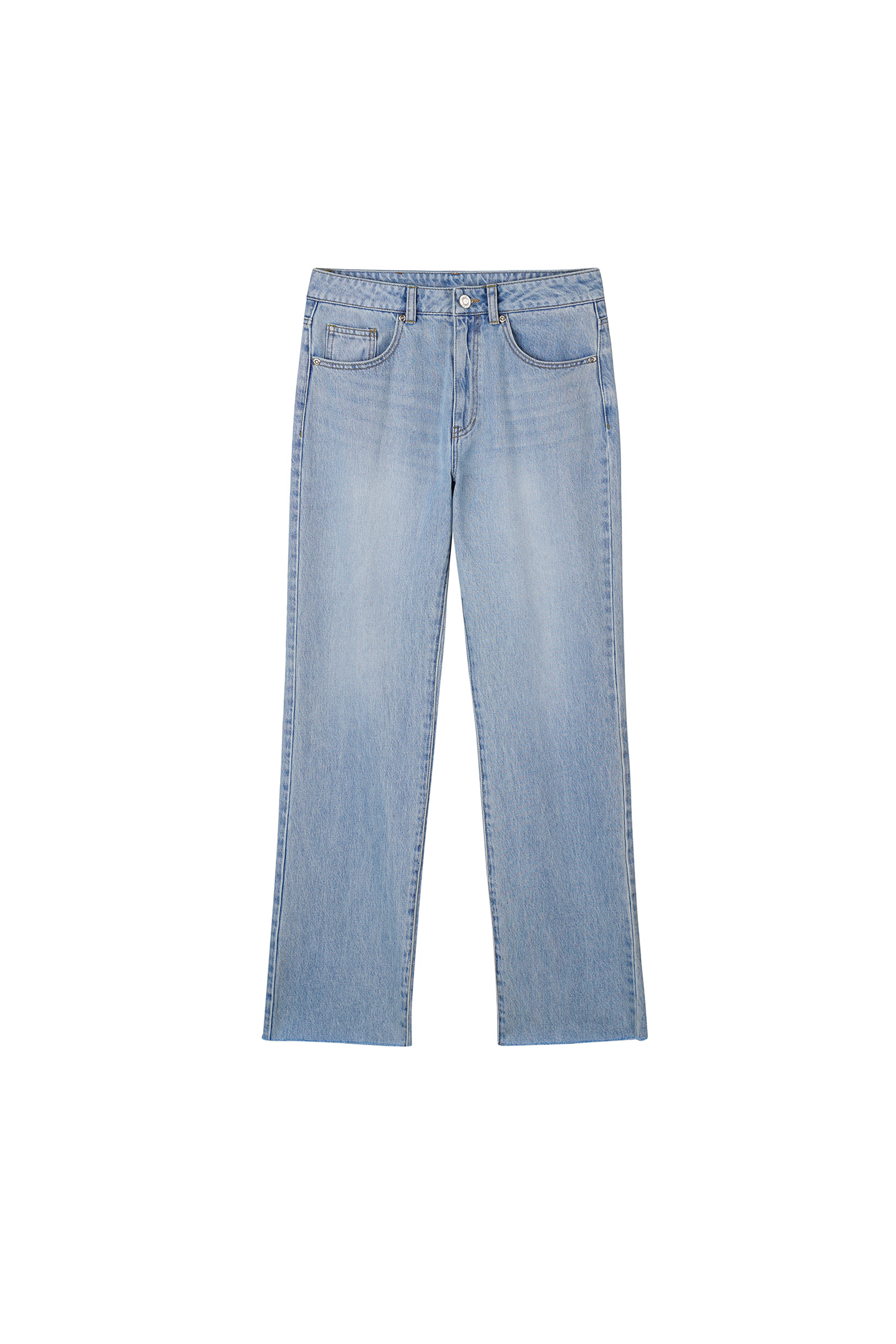 2nd) Jeans Midrise Standard Fit (Raw-cut)