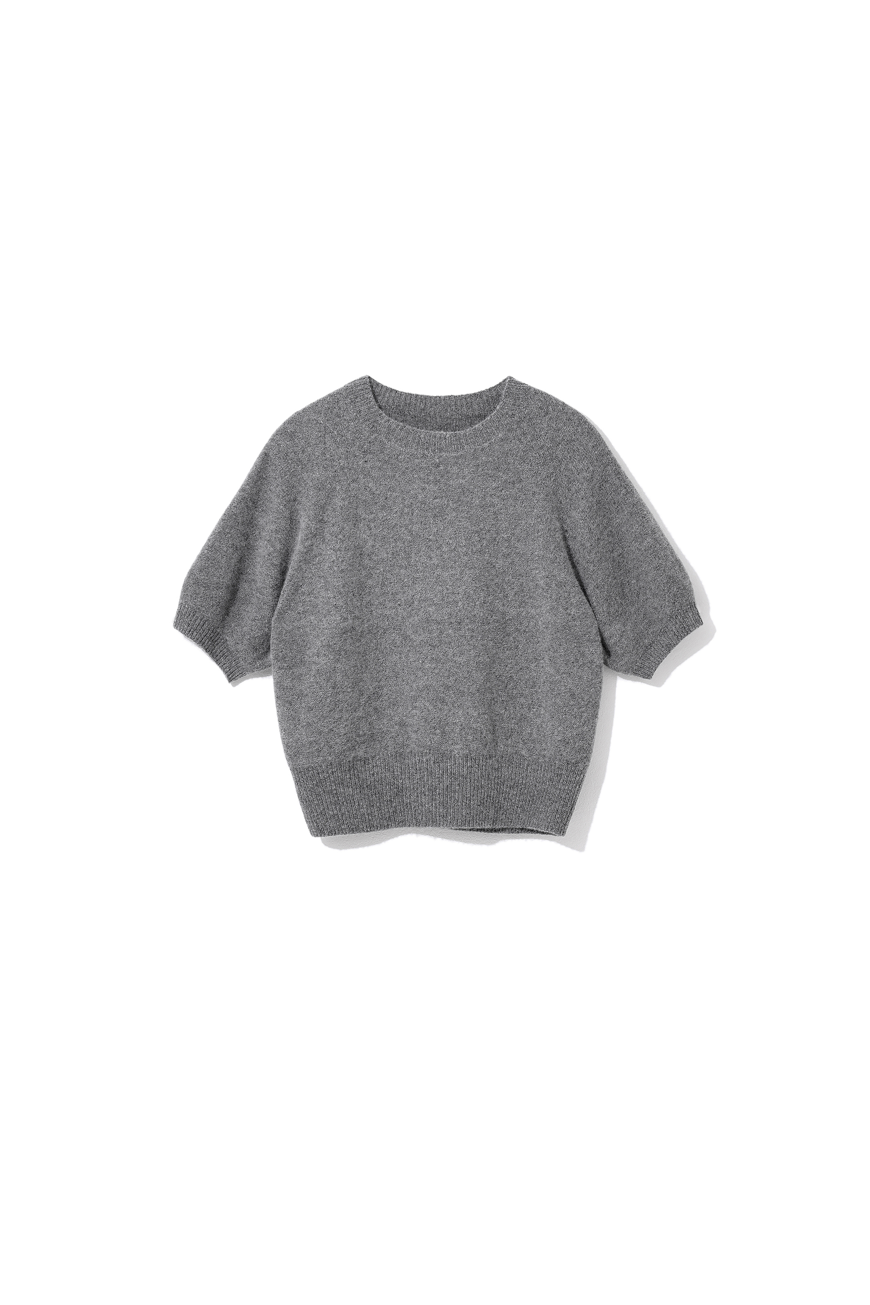 Mong Puff Sleeve Knitted P/O Grey