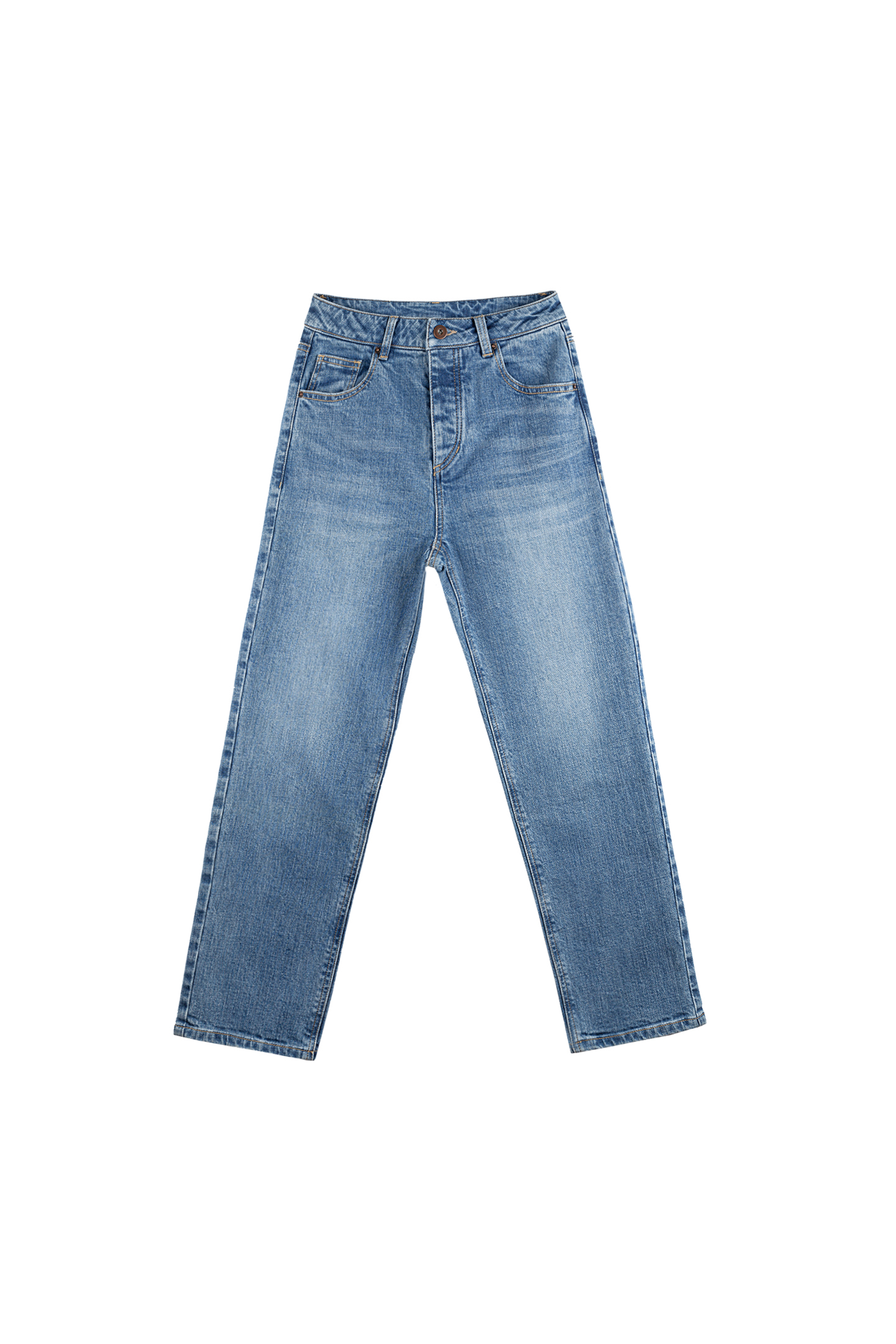 2nd) Jeans Regular Straight Fit Blue from Sakamoto, Okayama