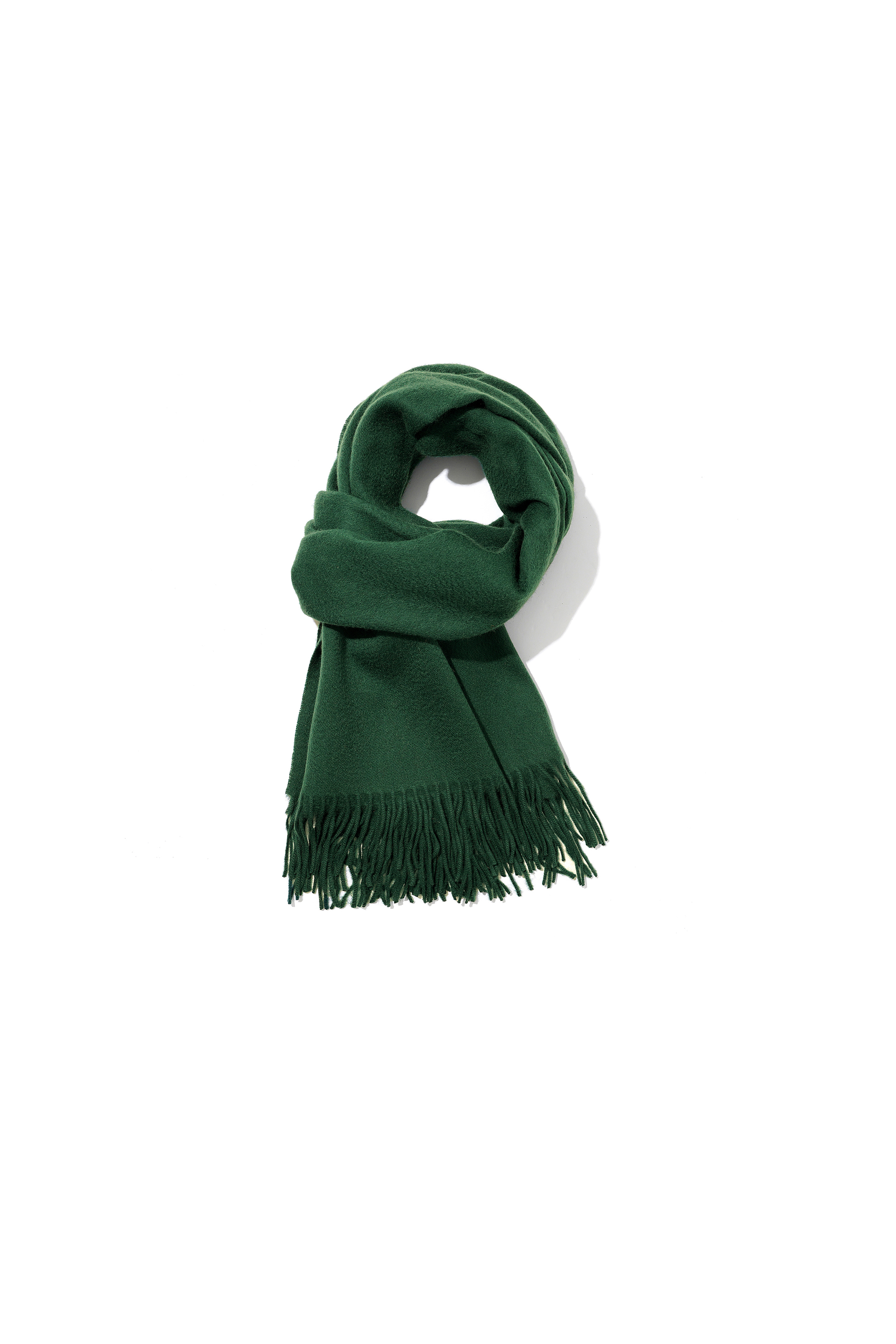 2nd) (Exclusive) Lambs Wool Scarf Green